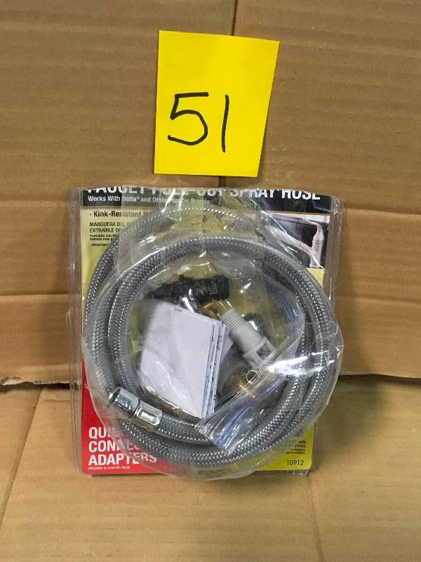 lot 51 image: Danco Faucet Pull-Out Spray Hose in good condition
