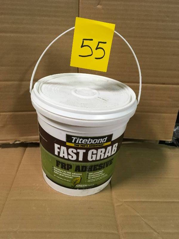 lot 55 image: Titebond FRP Adhesive not used