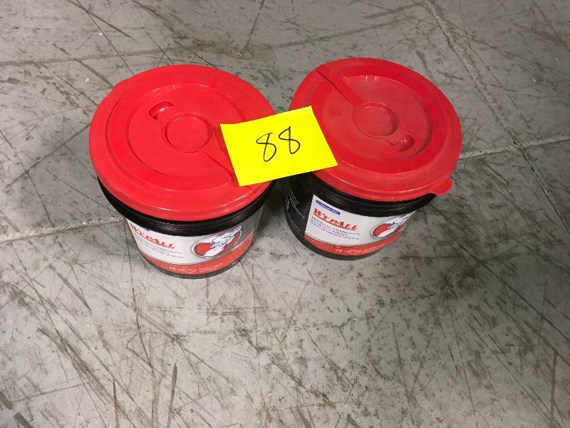 lot 88 image: Lot of 2 Waterless Industrial Clean Wipe HevDuty Moist 75 ShtsPk not used