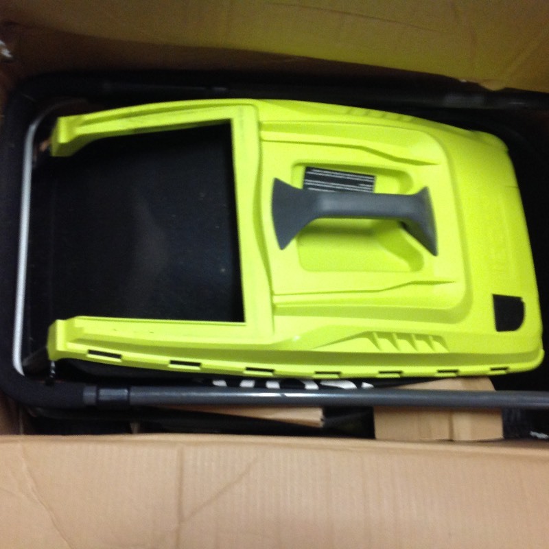 lot 103 image: RYOBI 16 in. 13 Amp Corded Electric Walk Behind Push Mower in good conditions