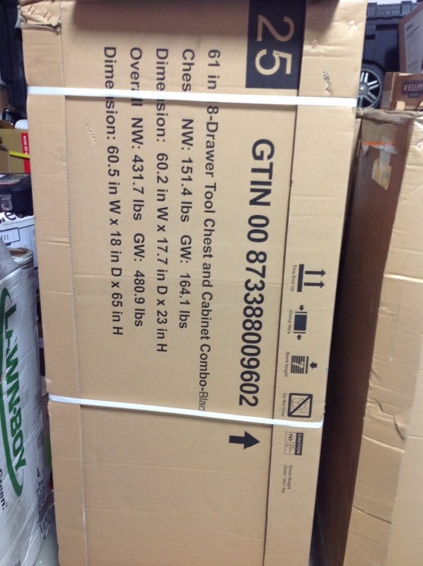 lot 111 image: Husky 61 in. 6-Drawer top Tool Chest new
