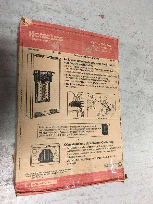 lot 32 image: SQUARE D HOM2040M100PQCVP HOM QWIK GRIP not used