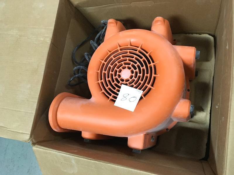 lot 80 image: RIDGID AM2287 1625 CFM 3 Speed Daisy Chain Air Mover used  in good working condition