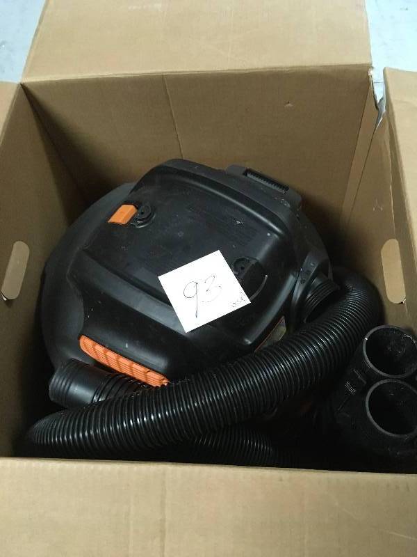 lot 93 image: Ridgid 14 Gal. 6.0-Peak HP NXT Wet Dry Vacuum in good condition