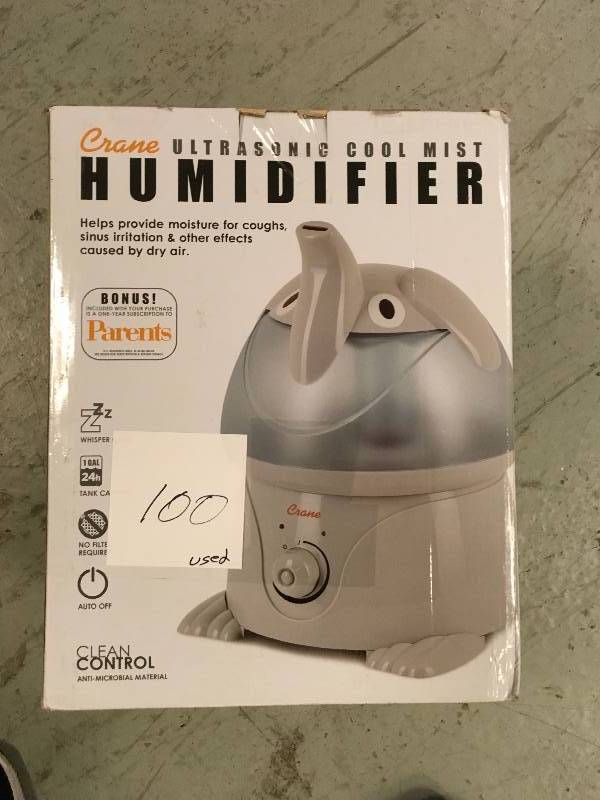 lot 100 image: Crane Humidifier used in working condition