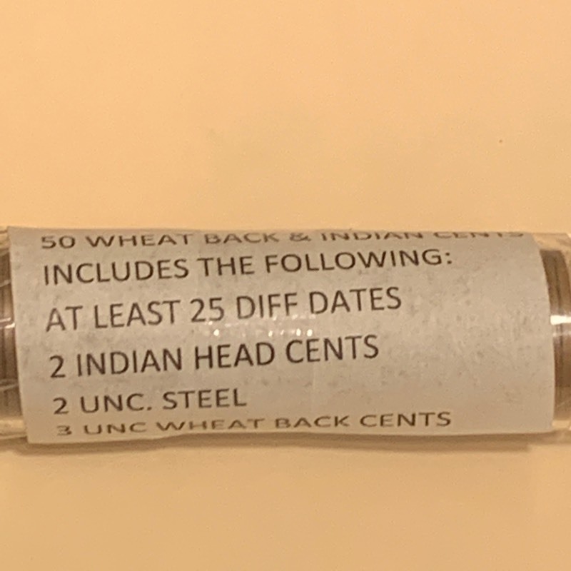 (1) Roll Of (50) Pennies