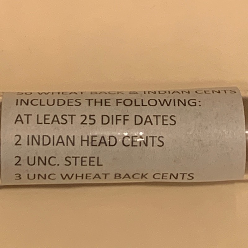 (1) Roll Of (50) Pennies
