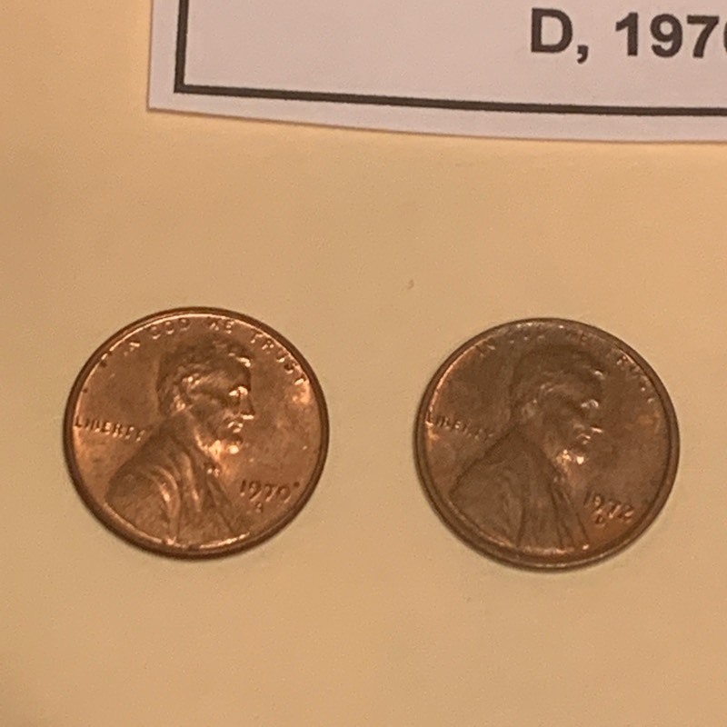 (5) Die Error Lincoln Cents