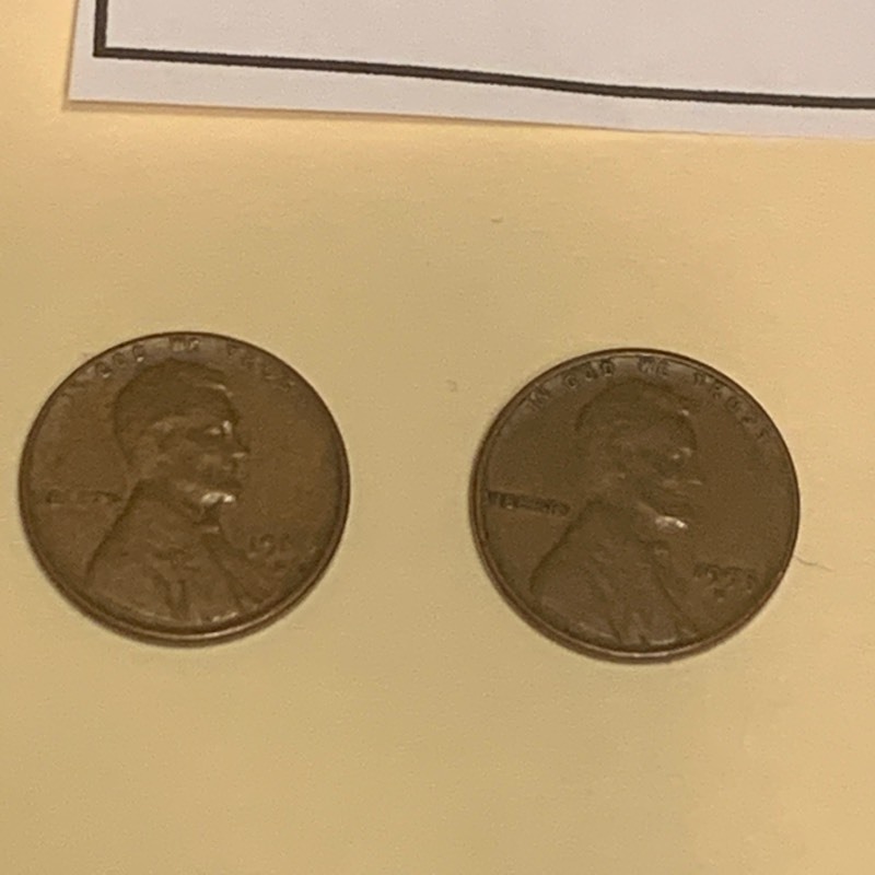 (5) Die Error Lincoln Cents