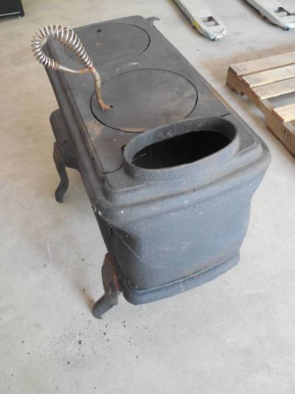 Atlanta Stove Works 27 Box Antique Wood Stove 1972 Corvette Stingray