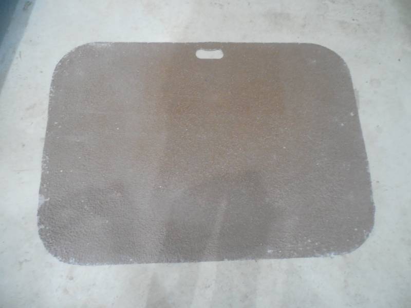 lot 67 image: The Original Grill Pad 42 in. x 30 in. Rectangle Earthtone Deck Protector