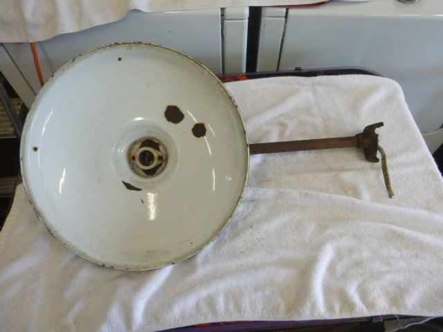 Vintage Porcelain Street Lamp