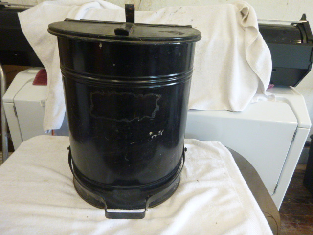 Vintage Metal Waste Can