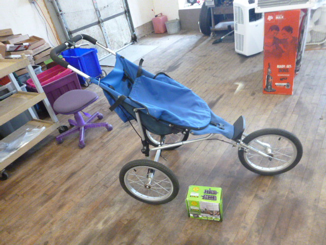 Run-a-Long Jogging Stroller and Weights