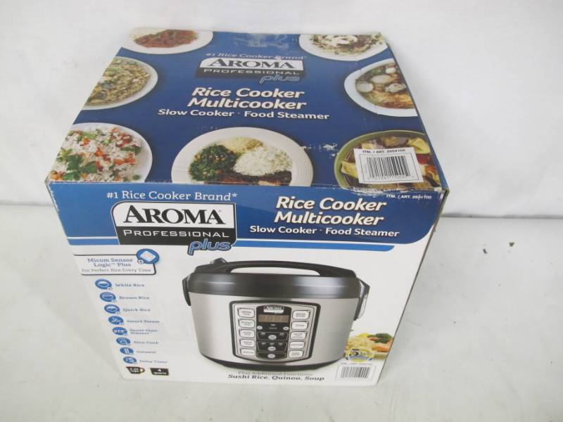 Aroma Professional Plus Arc-5000sb 20 Cup Digital Rice Cooker for sale  online