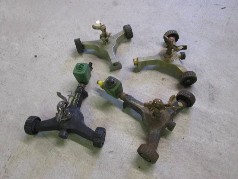 lot 5 image: Lot of 4 Lawn Sprinklers  WHB...
