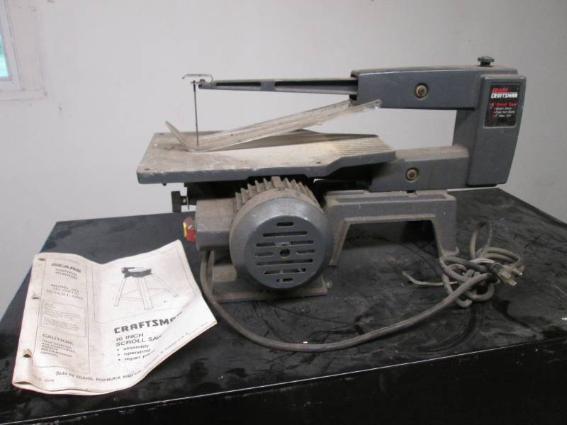 lot 28 image: Sears Craftsman 16 Scroll Saw Test...