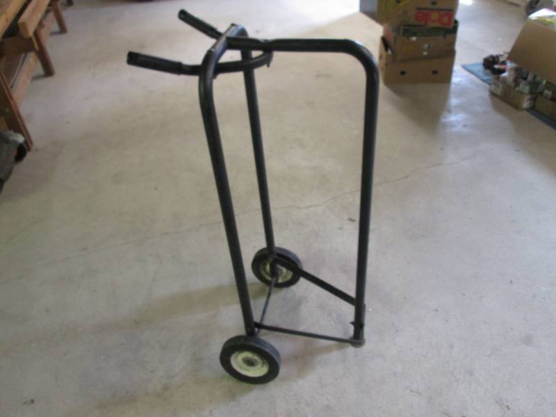 lot 42 image: Metal Tube 2 Wheel Cart  WHB...