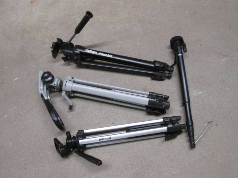 lot 59 image: Lot of Camera Tri Pods  WHB...