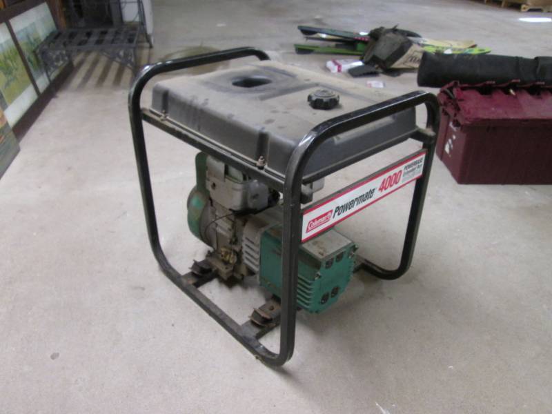 lot 77 image: Coleman Powermate 4000 Generator No...