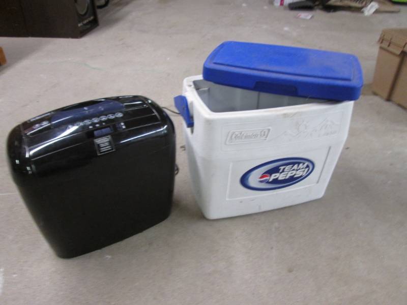 lot 94 image: Coleman Cooler with Contents and Pa...