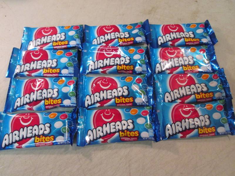 lot 170 image: 12 Bags of Airheads Bites Original ...