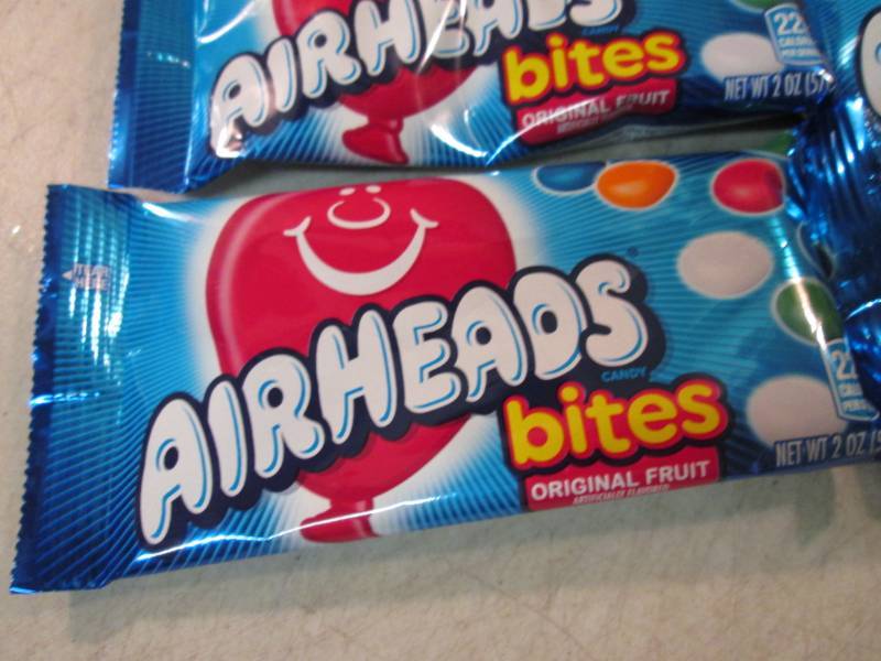 lot 171 image: 12 Bags of Airheads Bites Original ...