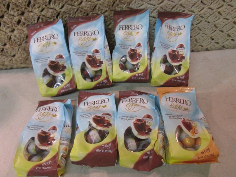 lot 191 image: 8 Bags of Ferrero Eggs ...