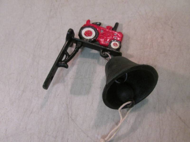 lot 197 image: Cast Iron Bell and Mounting Bracket...