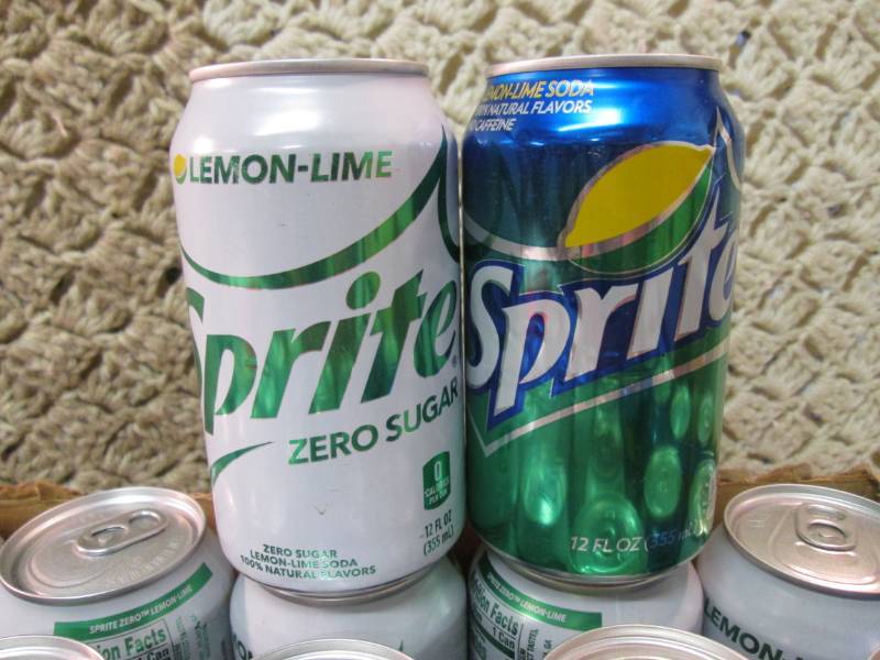 lot 206 image: Mixed Case of 24 Cans of Sprite and...