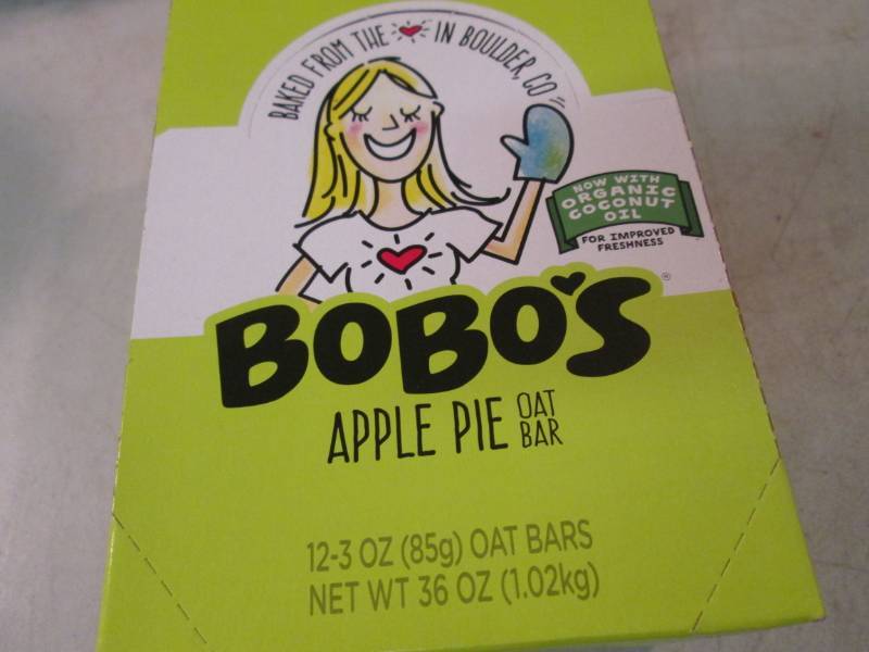 lot 216 image: Box of 12 Bobos Apple Pie Oat Bars...
