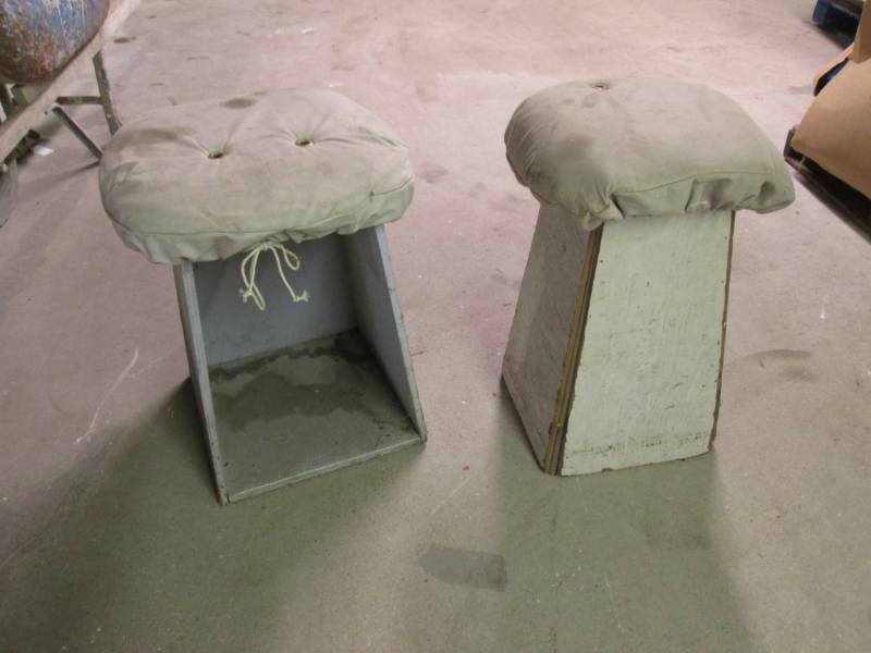 lot 234 image: 2 Homemade Stools...