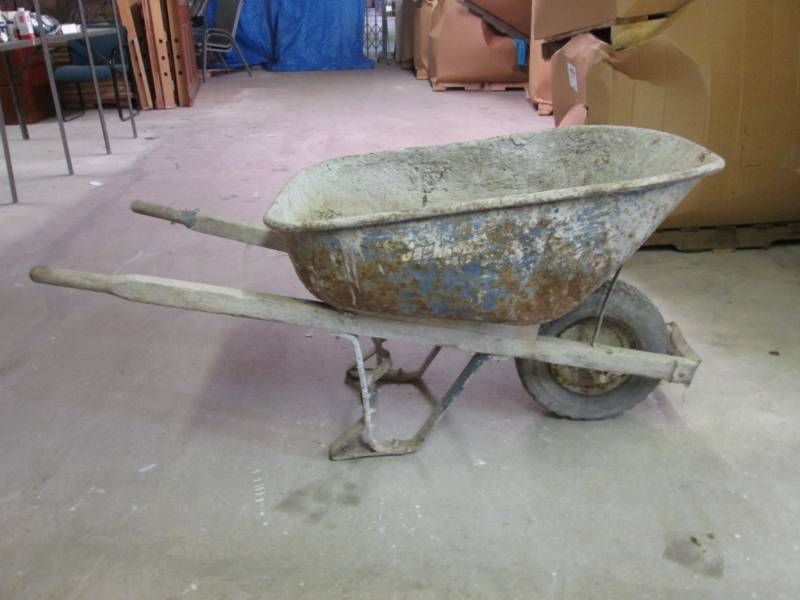 lot 235 image: Wheelbarrow with Solid Rubber Wheel...