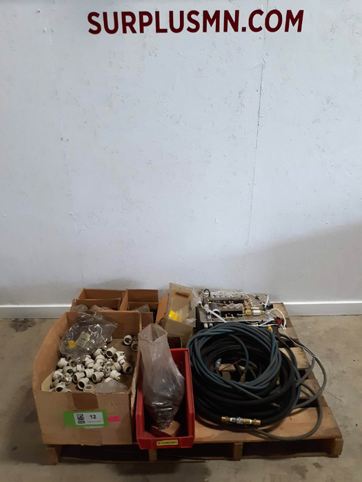 lot 12 image: Pallet Lot - Pneumatic Parts, Hardware, Grommets and More