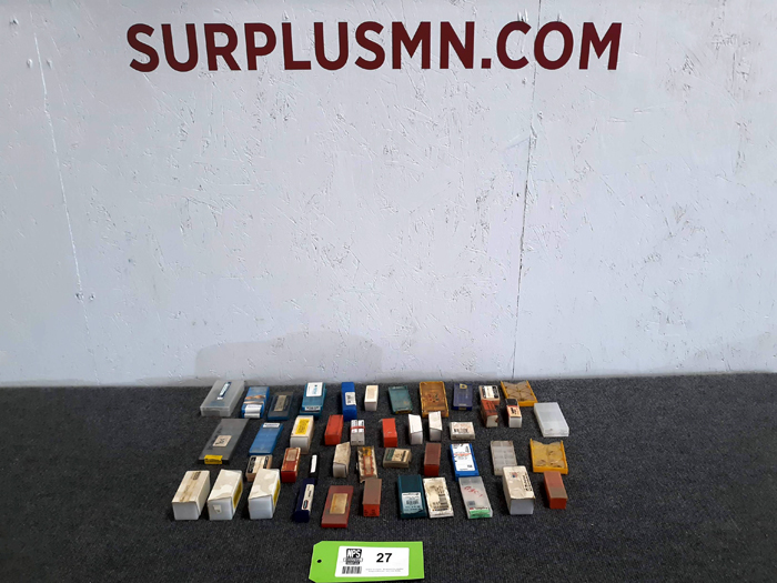 lot 27 image: Lot of Machining Carbide Inserts, Endmills, etc.