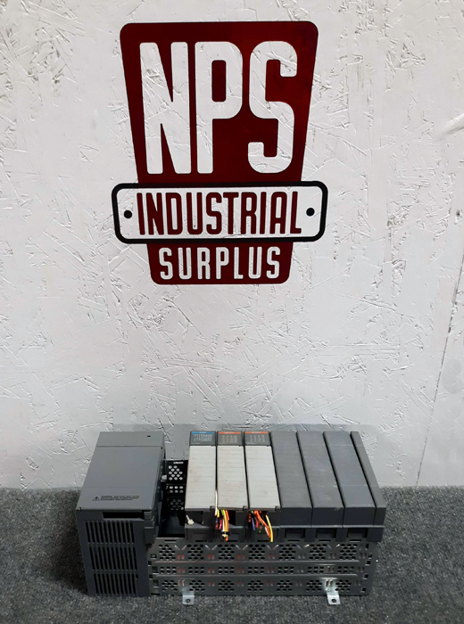 lot 9 image: Allen Bradley PLC Module 1746-A7  SLC-500 Power Supply with Assorted Input & Output Modules