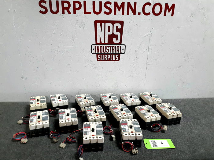 lot 3 image: (14) Cutler Hammer HMCP Motor Protection Circuit Breakers 3A to 50A