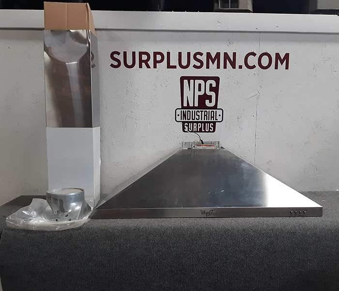 lot 78 image: Whirlpool Stainless Steel Exhaust Hood - Tested Working
