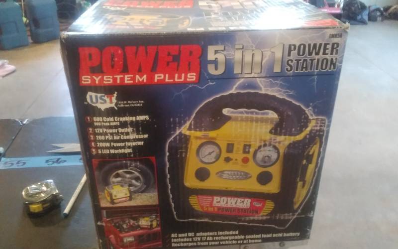 lot 47 image: Power Systems Plus 5 In 1 Power Station (New In Box)