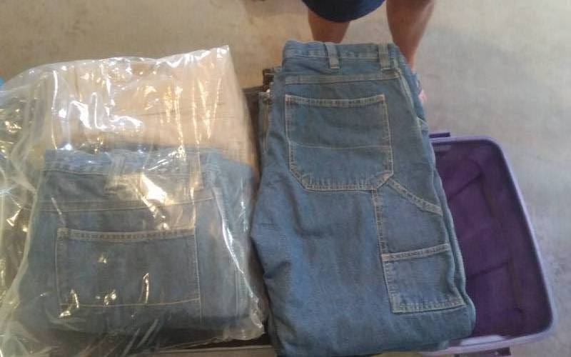 lot 66 image: New Insulated Jeans 34x32 (2-Pair), 3-Pair 38x30 (NewerInsulated). 2-Pair 38x32 Insulated Jeans