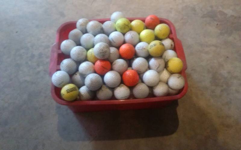 lot 70 image: Bin Of Golf Balls