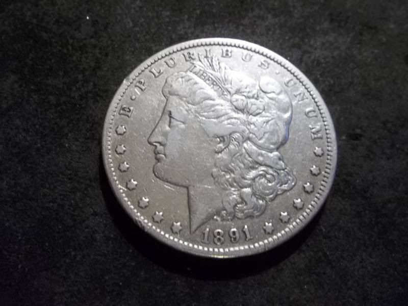 1891 CC Morgan Silver Dollar