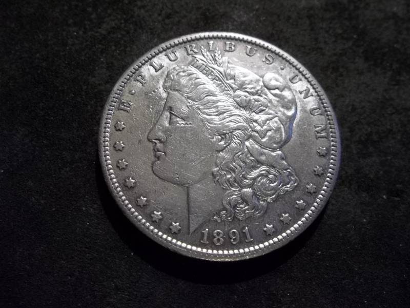 1891 S Morgan Silver Dollar