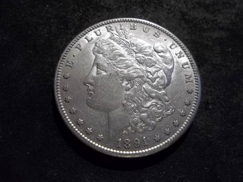 1891 S Morgan Silver Dollar