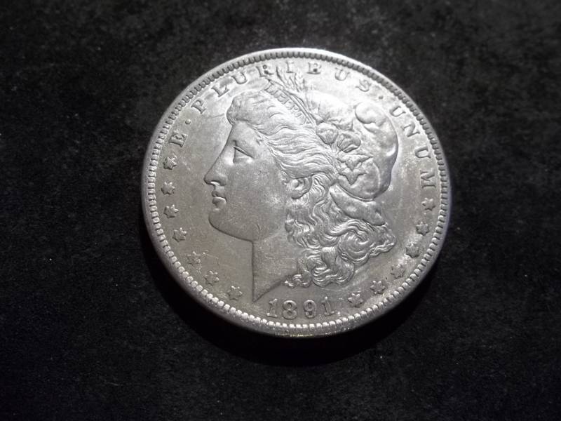 1891 Morgan Silver Dollar