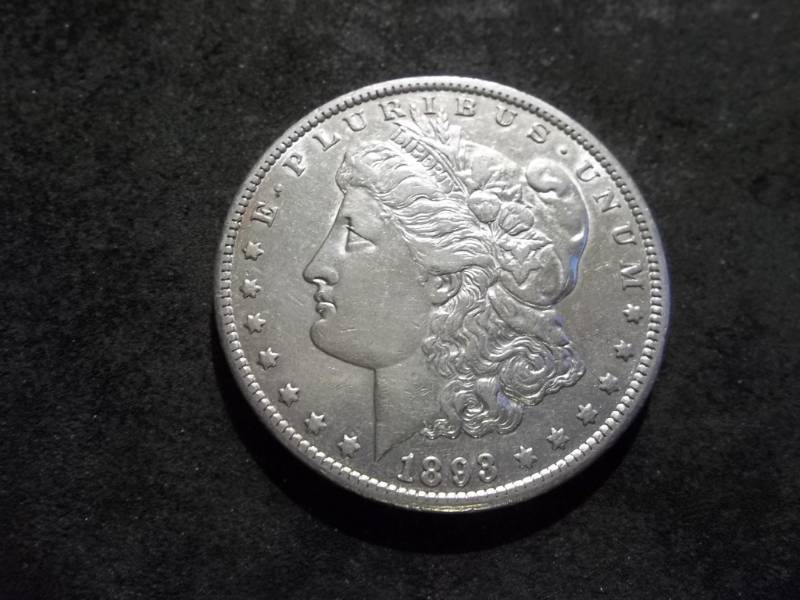 1893 CC Morgan Silver Dollar