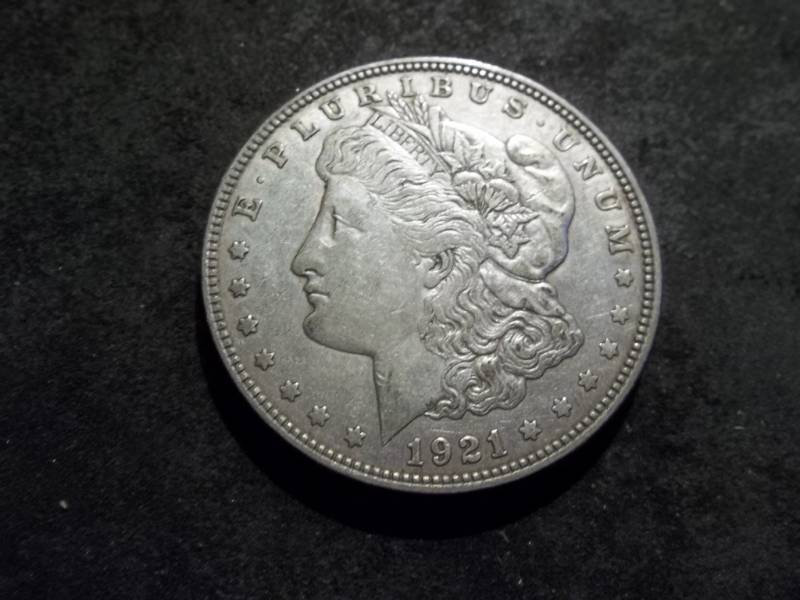 1921 D Morgan Silver Dollar