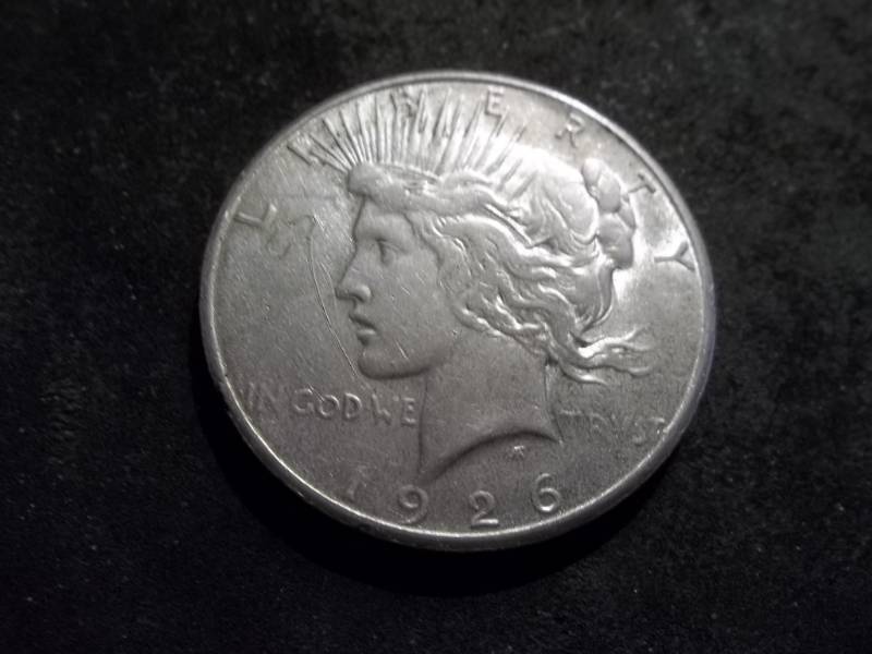 1926 S Silver Peace Dollar