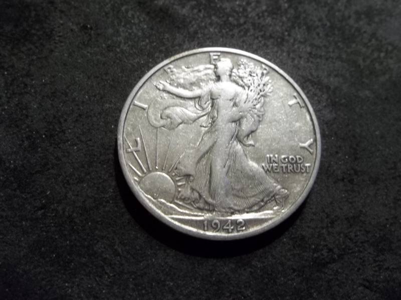1942 S Walker Half Dollar