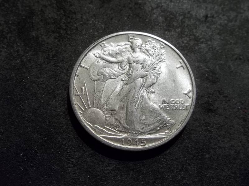 1945 D Walker Half Dollar